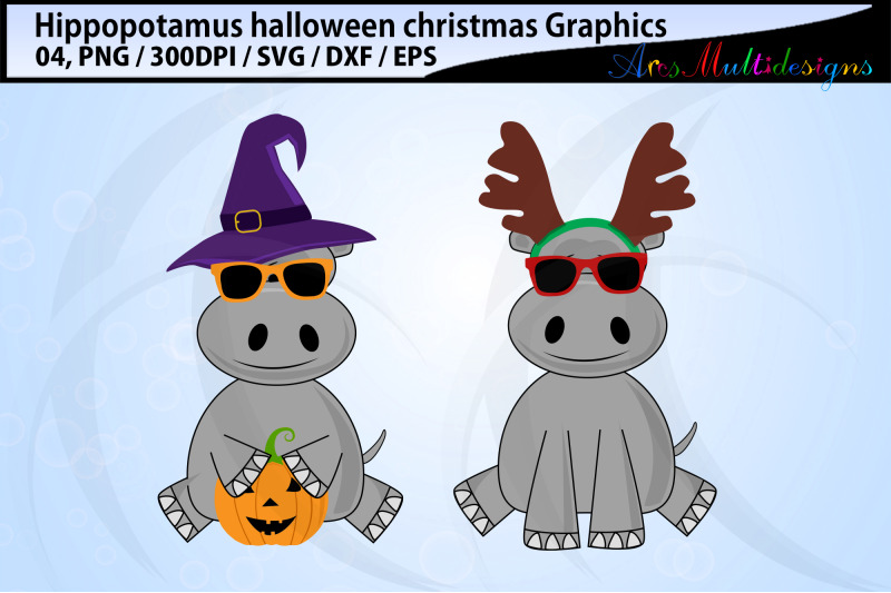 hippopotamus-halloween-svg-hippopotamus-christmas-svg