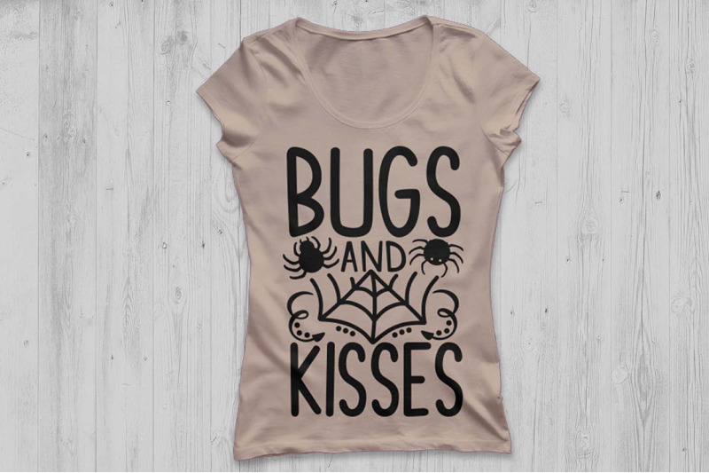 Bugs And Kisses Svg, Halloween Svg, Spider Svg, Spooky Svg. By