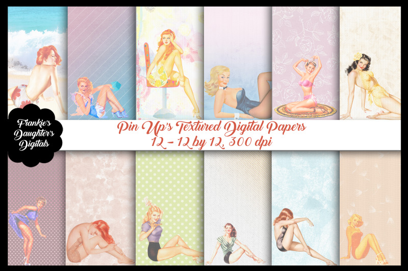 pin-up-girls-digital-papers
