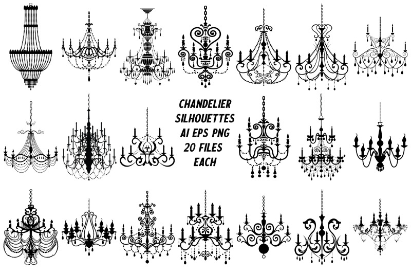 chandelier-silhouettes-ai-eps-png