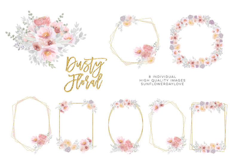 dusty-pink-rose-floral-clip-art-winter-floral-watercolor-clipart