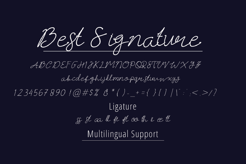 best-signature-font
