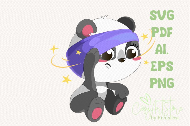 sick-panda-svg-download-panda-png-cute-baby-animal-cut-file-pain-he