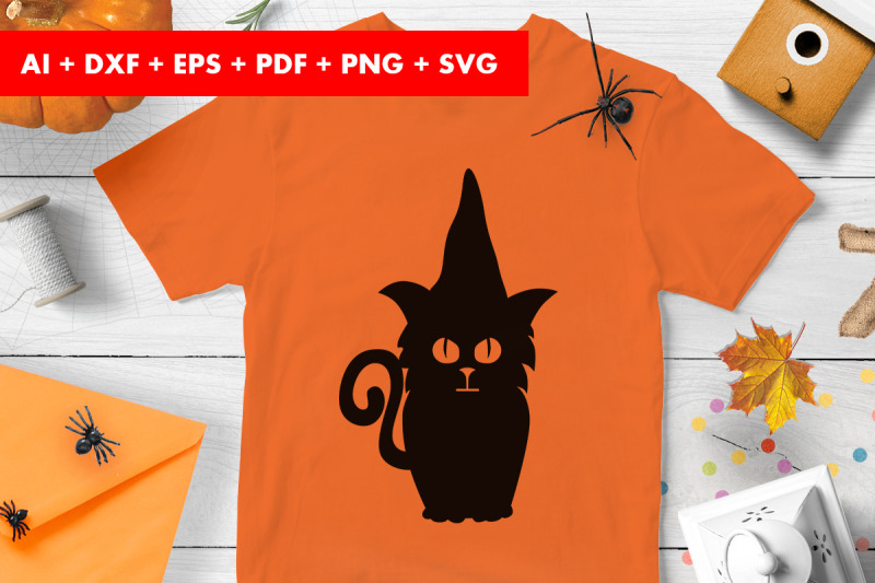 black-cat-halloween-vector-svg-png-transparent