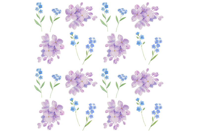 watercolor-lilac-mini-collection-with-pattern-and-frames