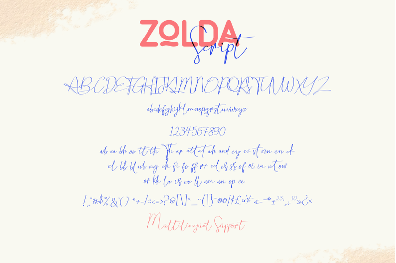 zolda-font-family-7-fonts