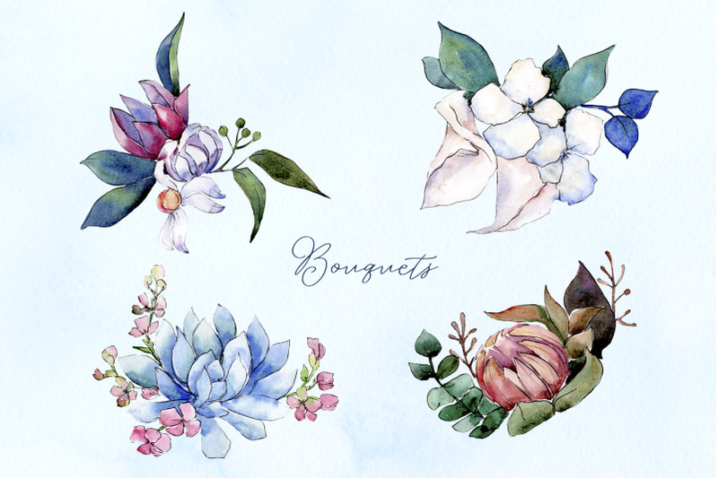 bouquet-of-flowers-bloom-watercolor-png