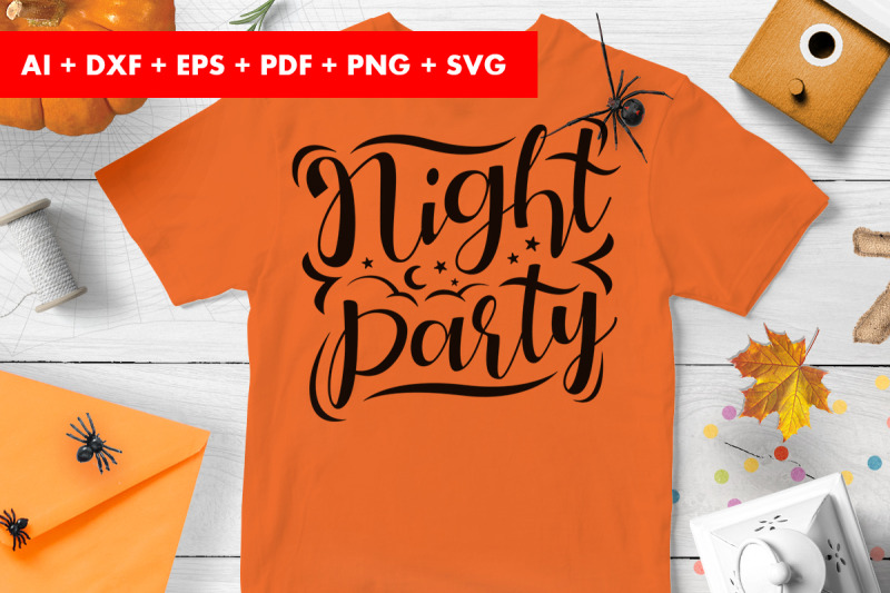 night-party-halloween-vector-svg-png-transparent