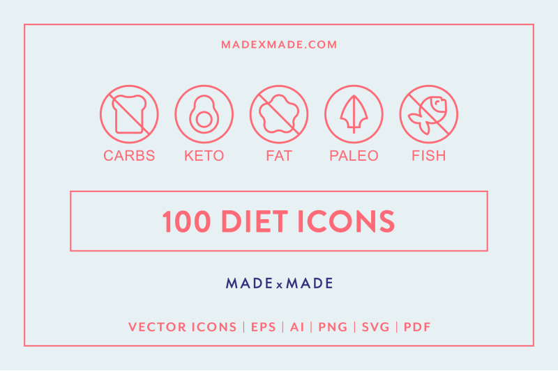 line-icons-diet