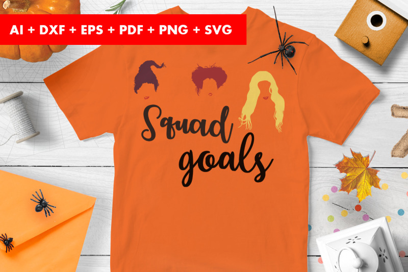 squad-goals-halloween-vector-svg-png-transparent