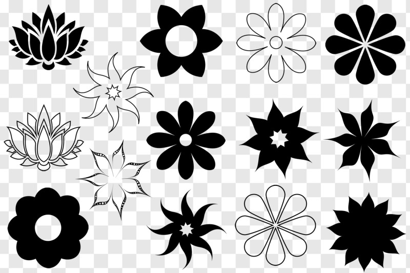 Free Free 321 Silhouette Cameo Silhouette Flower Border Svg SVG PNG EPS DXF File