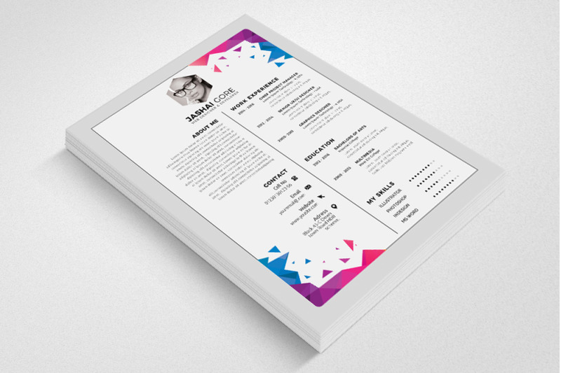 cv-resume-word-2-pages-template