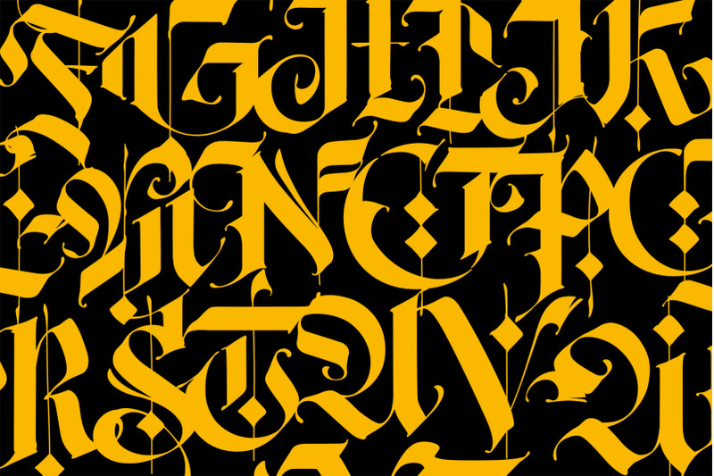 gothic-alphabet-vector-modern-gothic