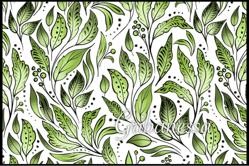 green-seamless-floral-pattern-2