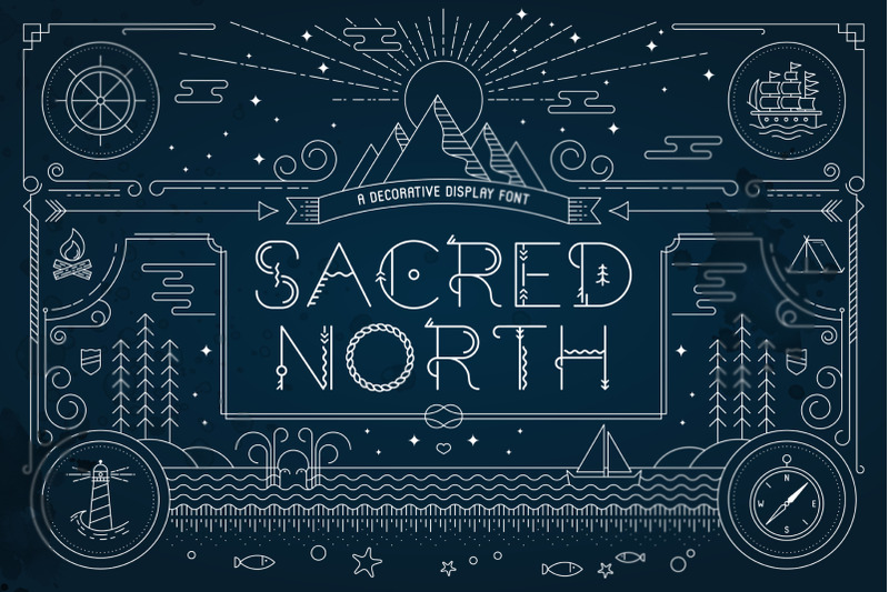sacred-north-display-font