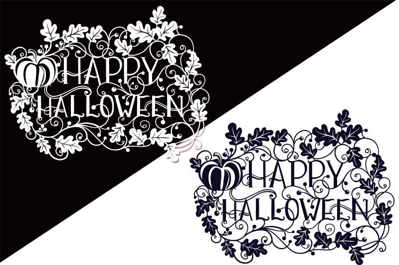 Happy Halloween Svg Papercut File By Tatiana Cociorva Designs Thehungryjpeg Com