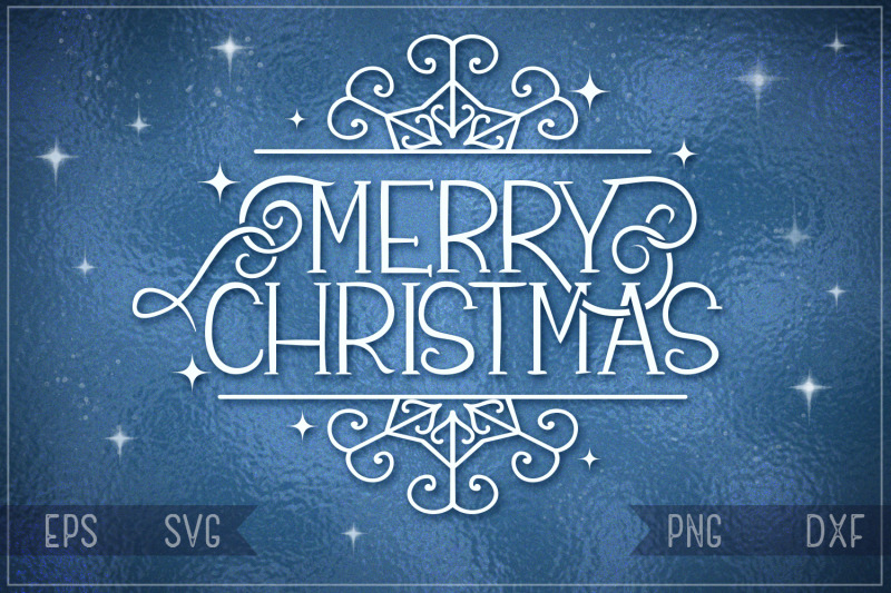 Download Merry Christmas Monogram SVG cut file By Tatiana Cociorva ...