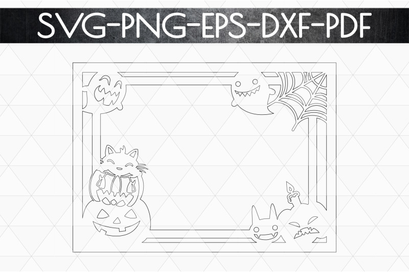 halloween-photo-frame-papercut-template-spooky-svg-dxf-pd