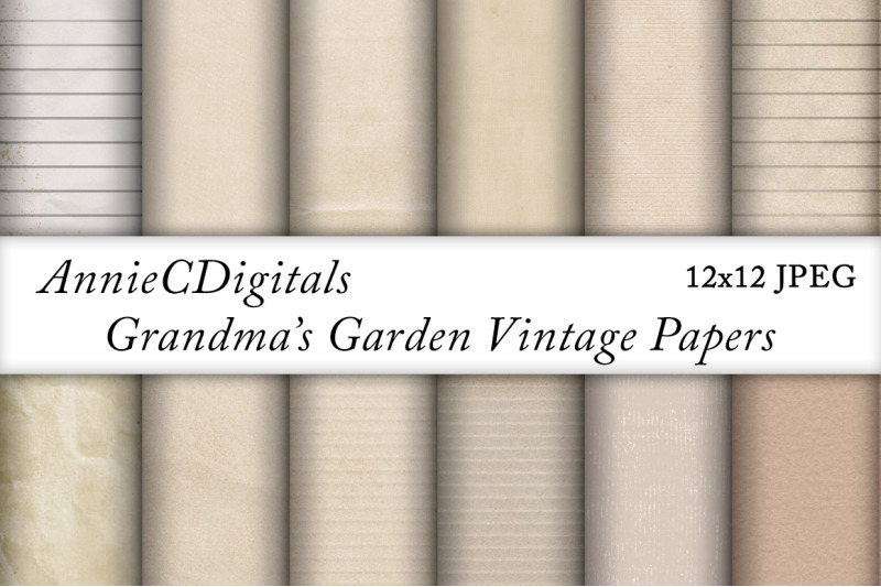 vintage-scrapbook-paper-neutral-colors-grandmas-garden