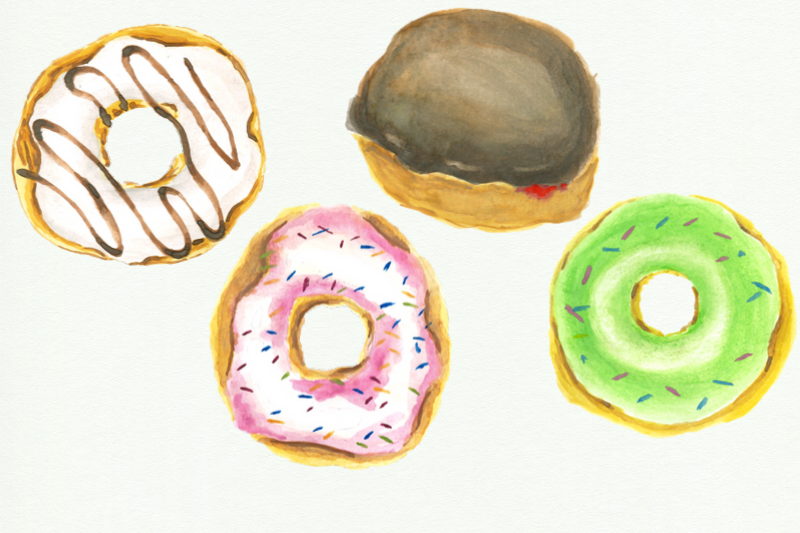 12-watercolor-donuts-illustrations