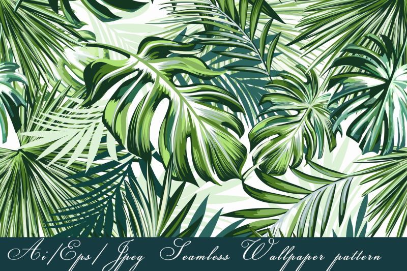 tropical-vector-seamless-pattern