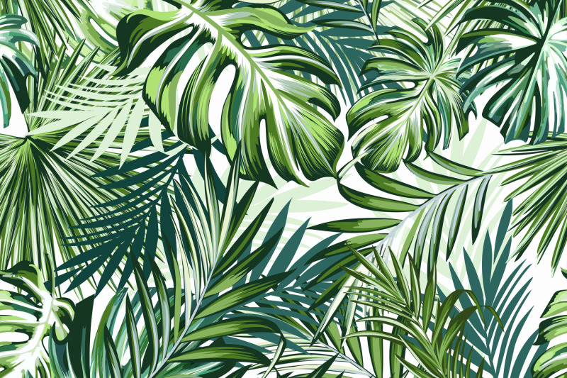 tropical-vector-seamless-pattern