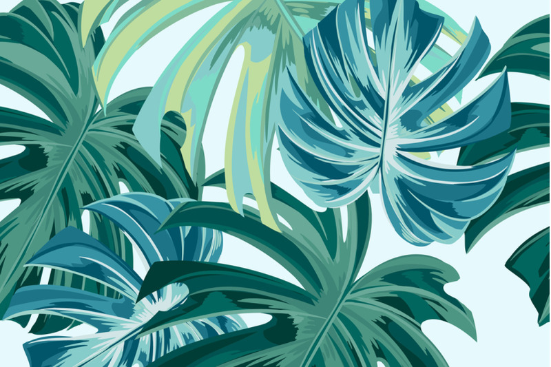 tropical-vector-seamless-pattern