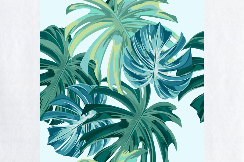 tropical-vector-seamless-pattern