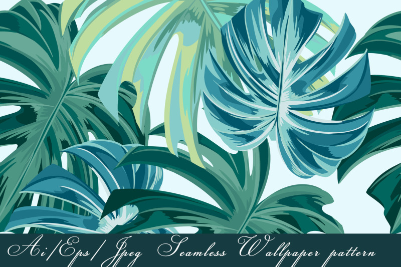 tropical-vector-seamless-pattern