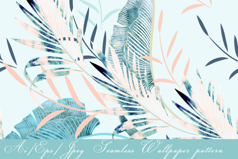 tropical-vector-seamless-pattern