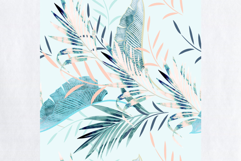 tropical-vector-seamless-pattern