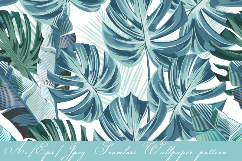 tropical-vector-seamless-pattern