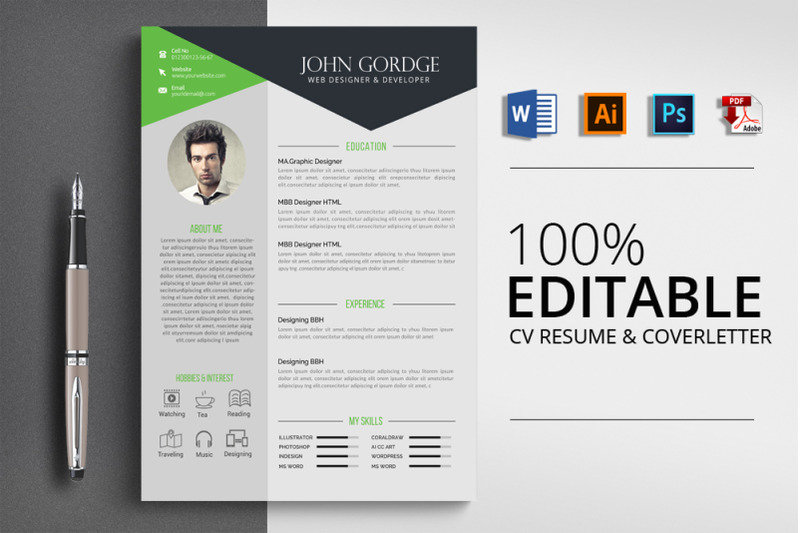 cv-resume-word-template