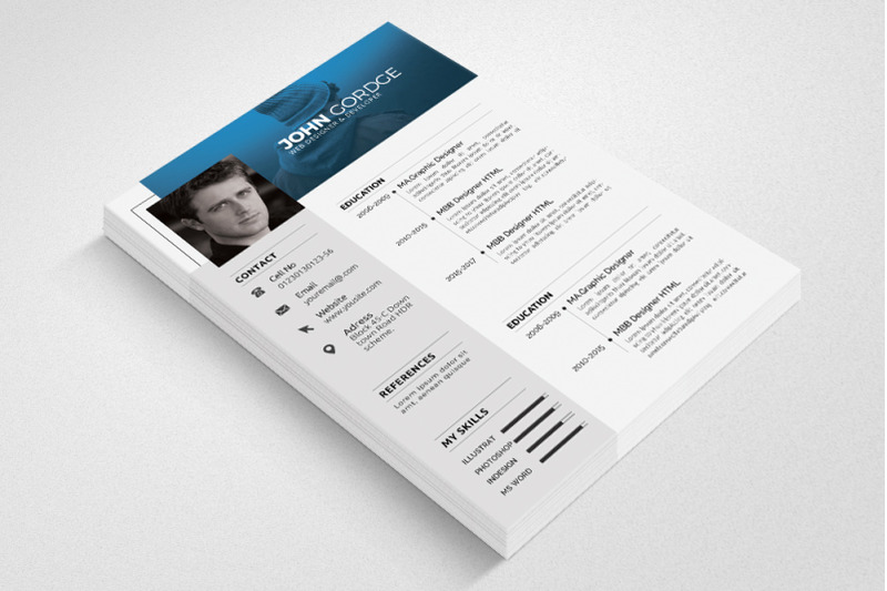 3-pages-clean-cv-resume-word-template