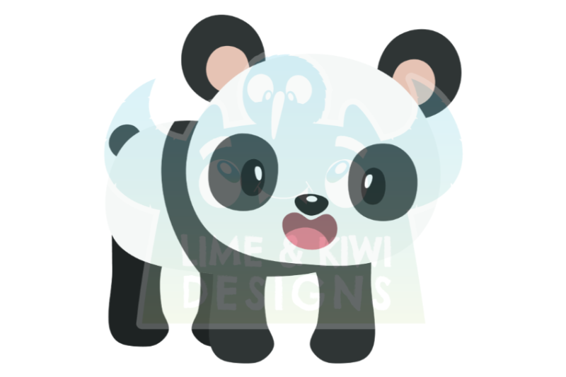 pandas-clipart-lime-and-kiwi-designs