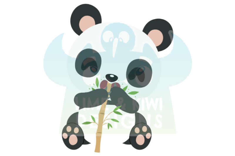 pandas-clipart-lime-and-kiwi-designs