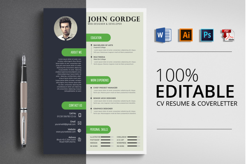 cv-resume-word-template