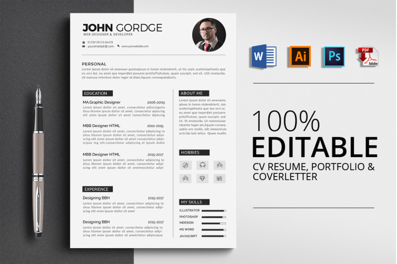 cv-resume-word-3-pages-template