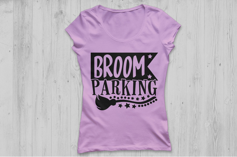 Broom Parking Svg Halloween Svg Witch Svg Witch Broom Svg By Cosmosfineart Thehungryjpeg Com