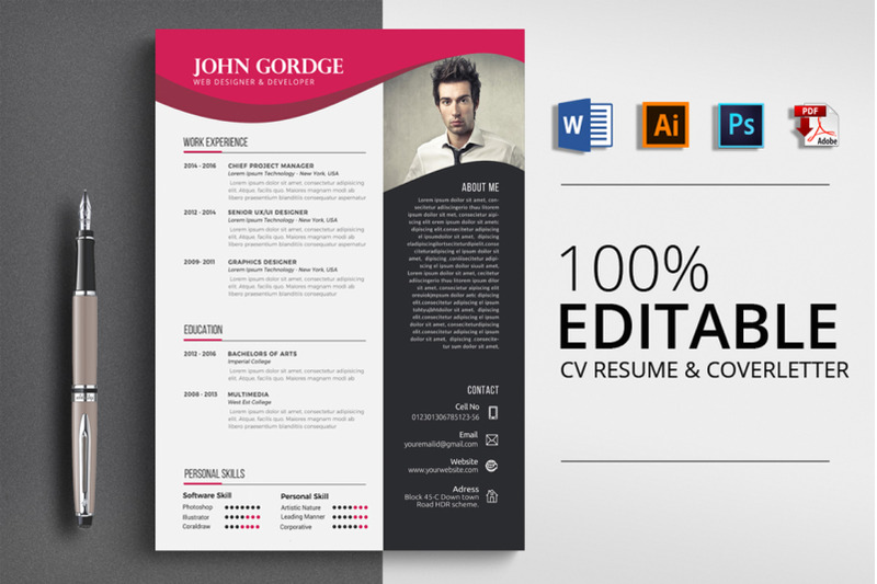 cv-resume-word-template