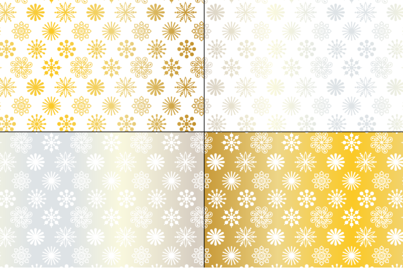 seamless-silver-amp-gold-holiday-patterns