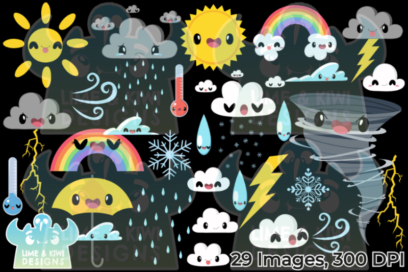 cute-weather-clipart-lime-and-kiwi-designs