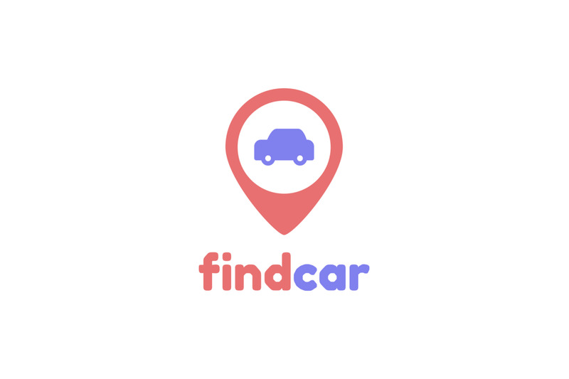 findcar-location-navigation-logo-vector