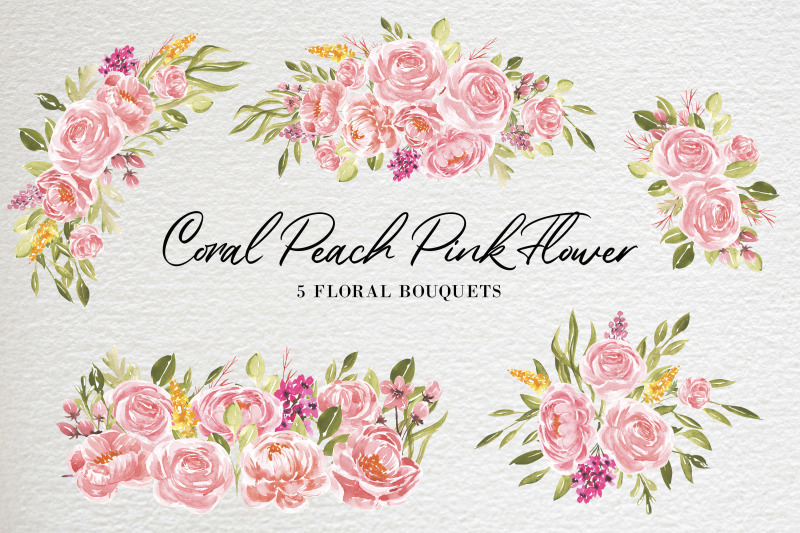 coral-peach-pink-flower-watercolor