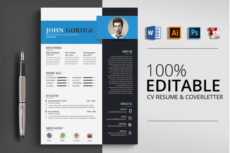 cv-resume-word-template