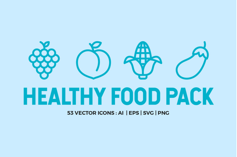 healthy-food-line-icons