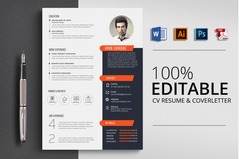 cv-resume-amp-coverletter-word-template