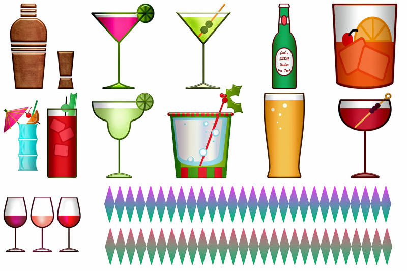 christmas-retro-holiday-party-clip-art