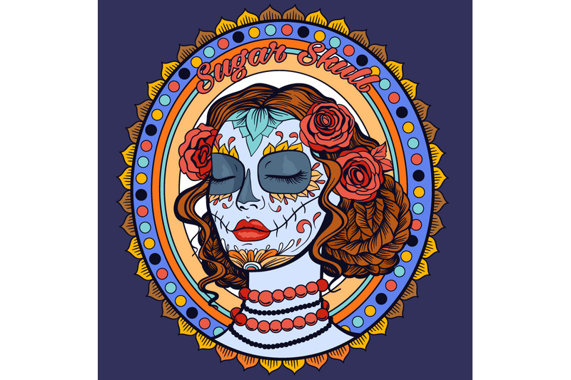 sugar-skull-lady-coloring-page-svg-cut-file