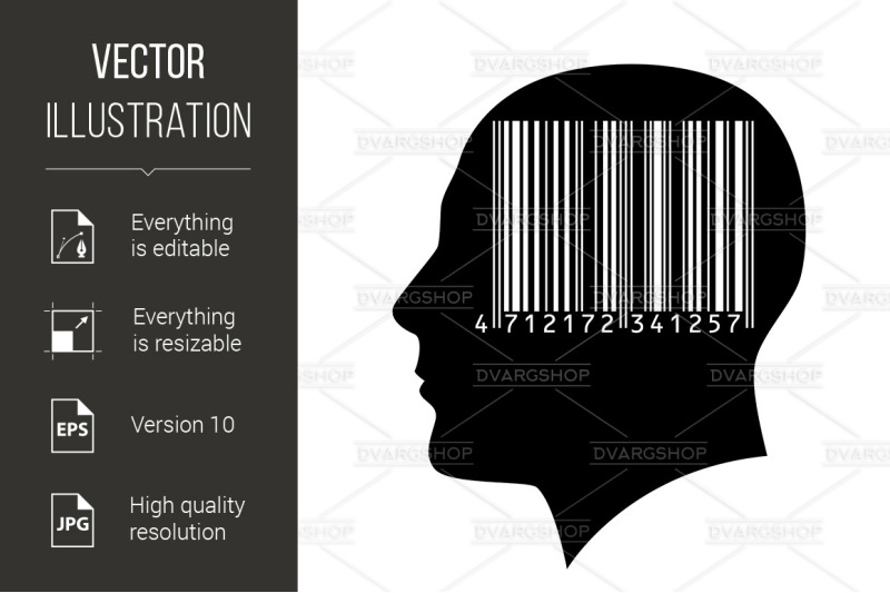 head-of-a-man-with-a-barcode